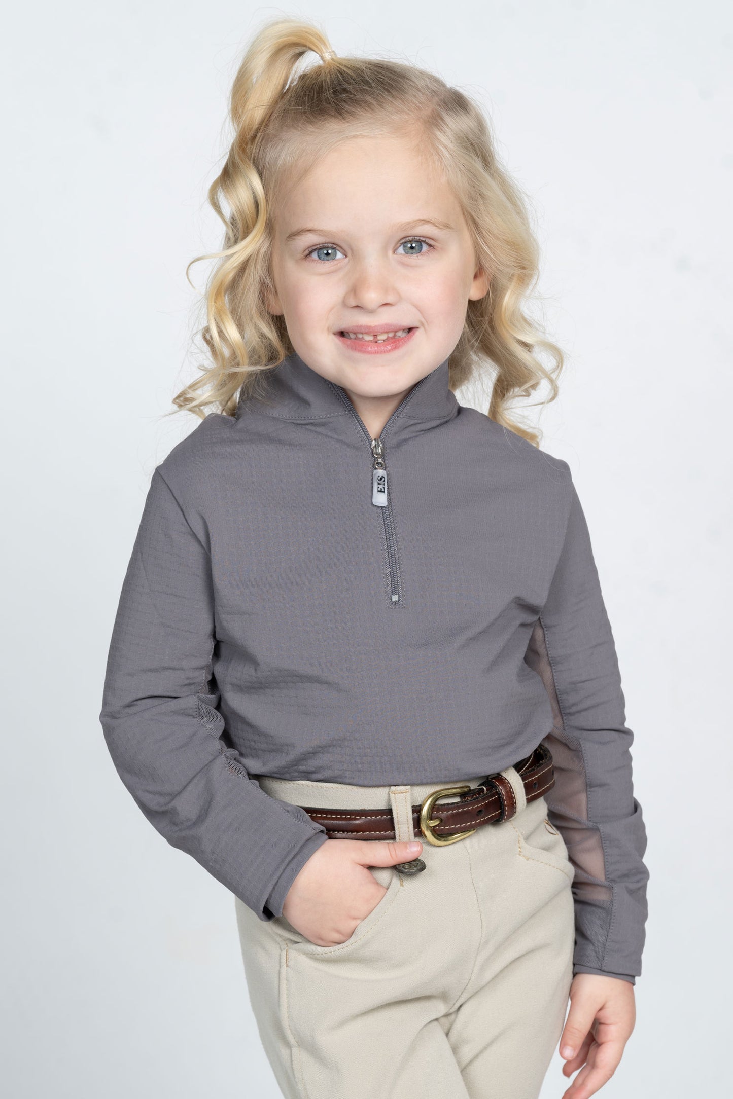 EIS Kids Small 4-6 Gray COOL Sun Shirt ®