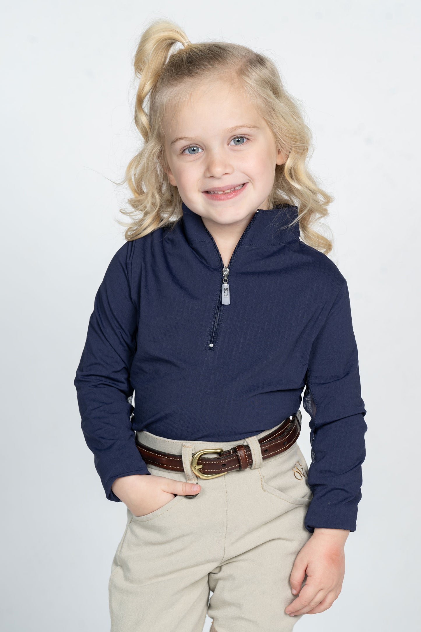 EIS Kids Small 4-6 Navy COOL Sun Shirt ®