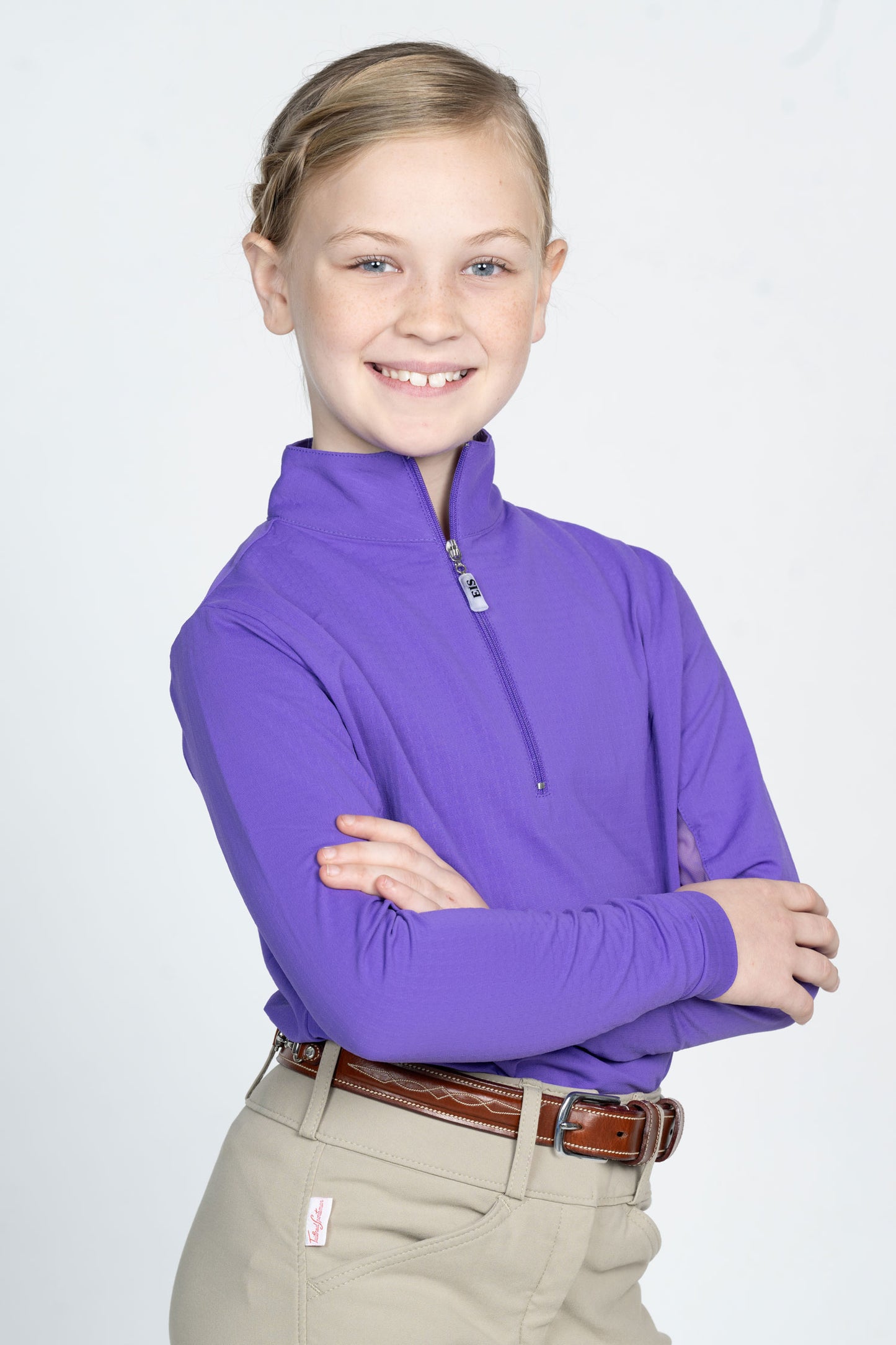 EIS Kids Large 10-12 Purple COOL Sun Shirt ®