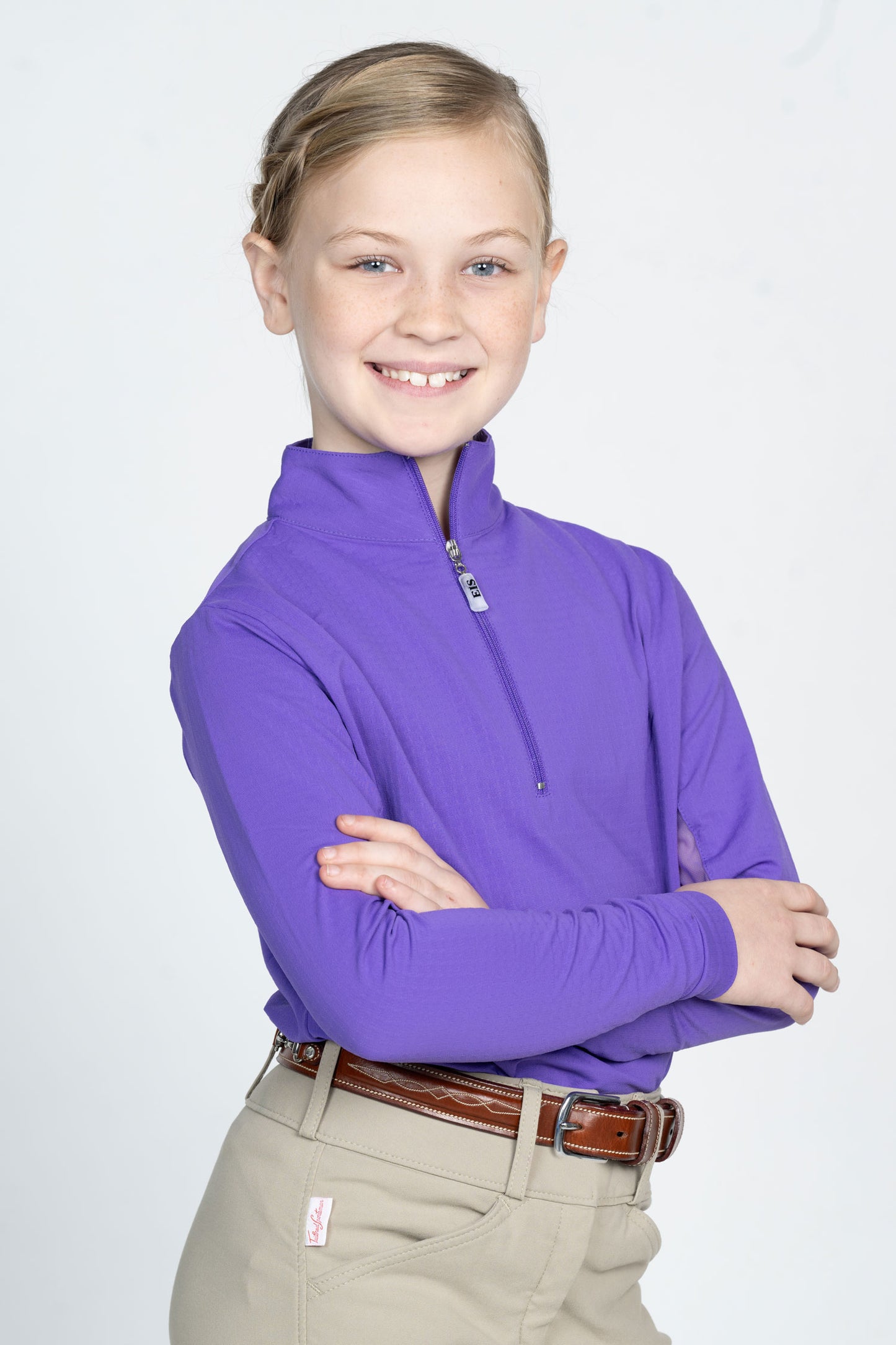 EIS Kids Large 10-12 Purple COOL Sun Shirt ®